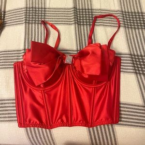 VS Red Bow Bustier